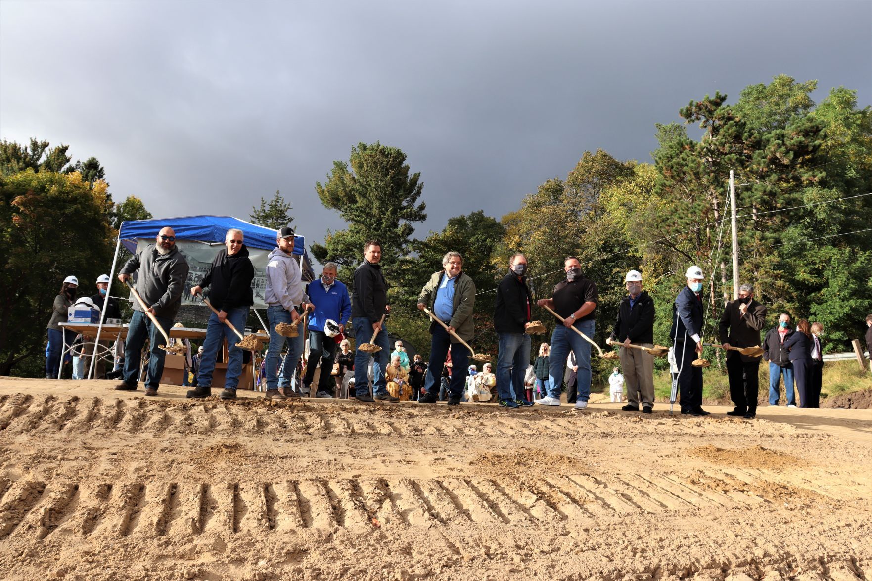 Chippewa Area History Center groundbreaking